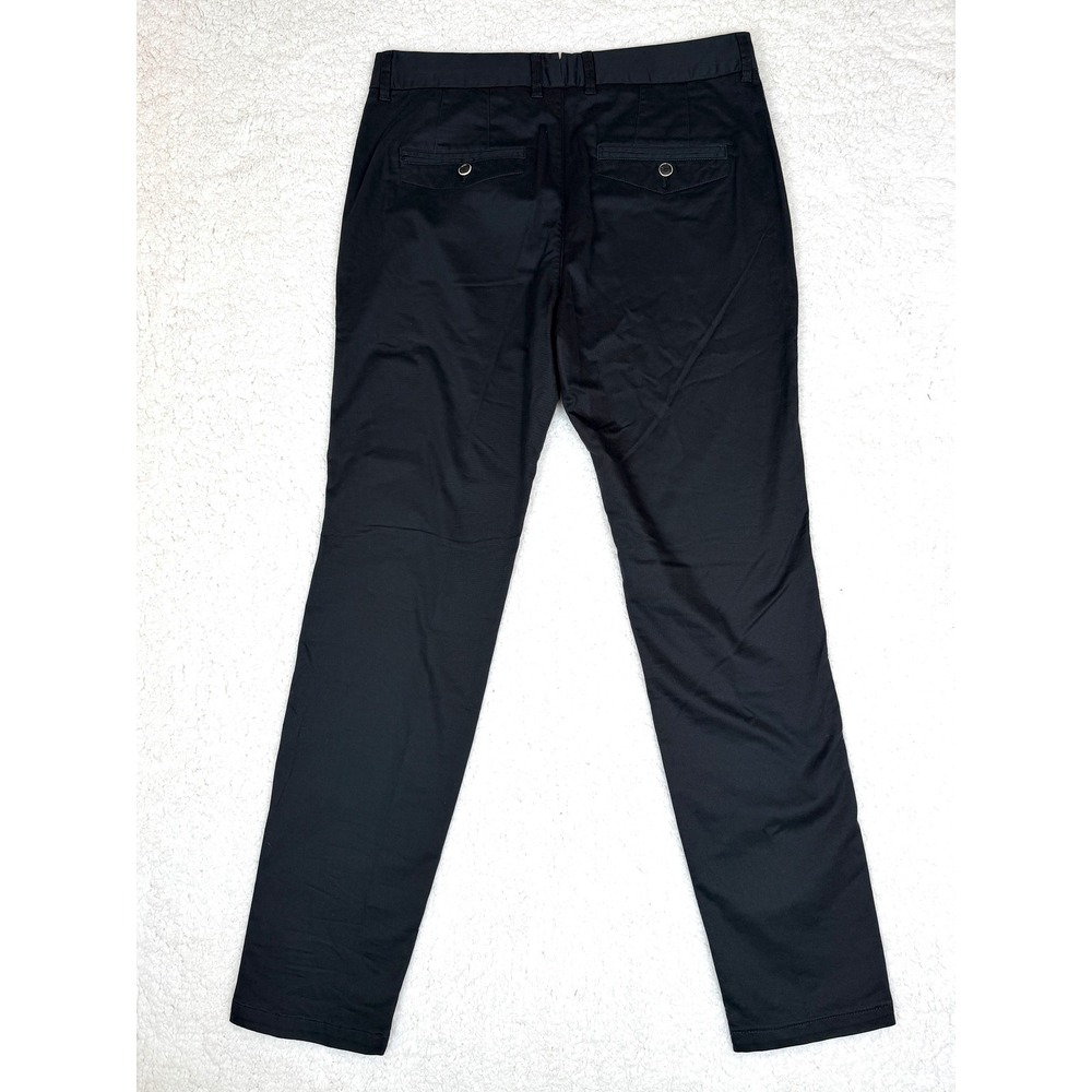 Perk Feel Good Chinos NWT Mens 33x32 Black Cotton Twill Slim Fit Stretch Pants - Picture 2 of 11